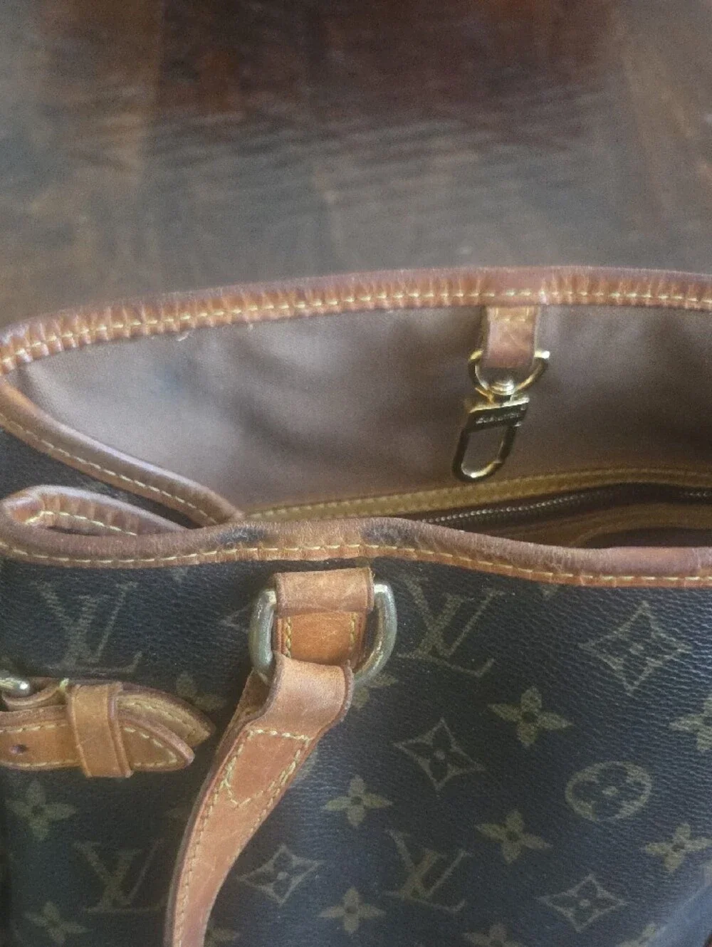 Louis Vuitton Monogram Canvas Tote in Brown and Tan